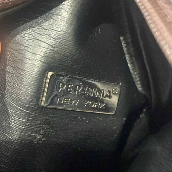 Perlina chocolate brown leather backpack - Picture 9 of 12